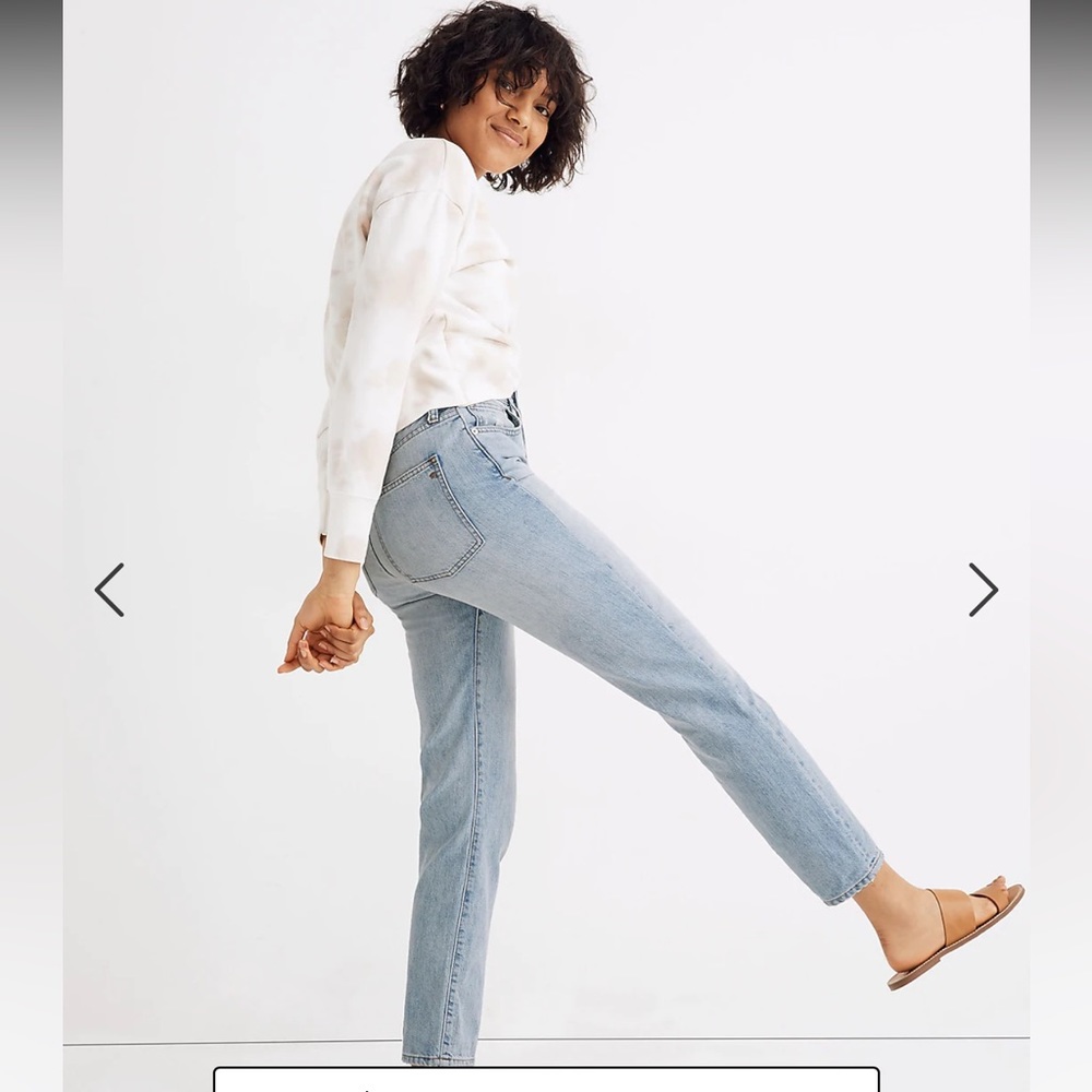 NWT madewell The Curvy Perfect Vintage Jean in Fitzgerald Wash